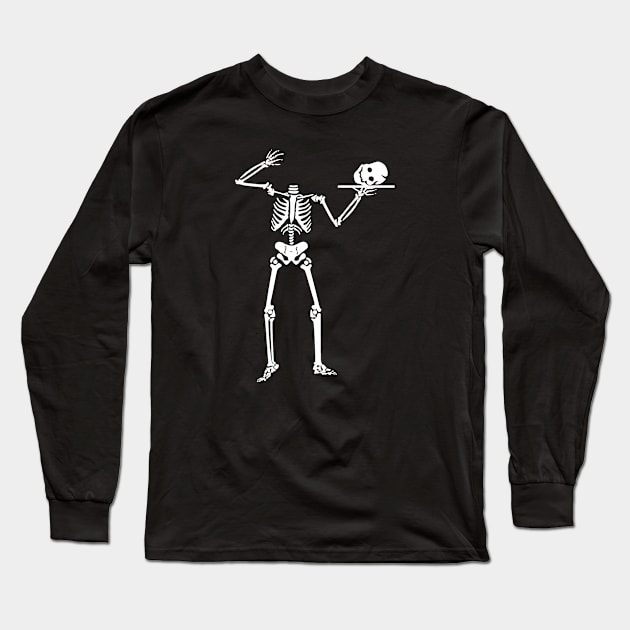 Skeleton Halloween Dancing Halloween Skeletons ,Dancing Skeleton Long Sleeve T-Shirt by sarabuild